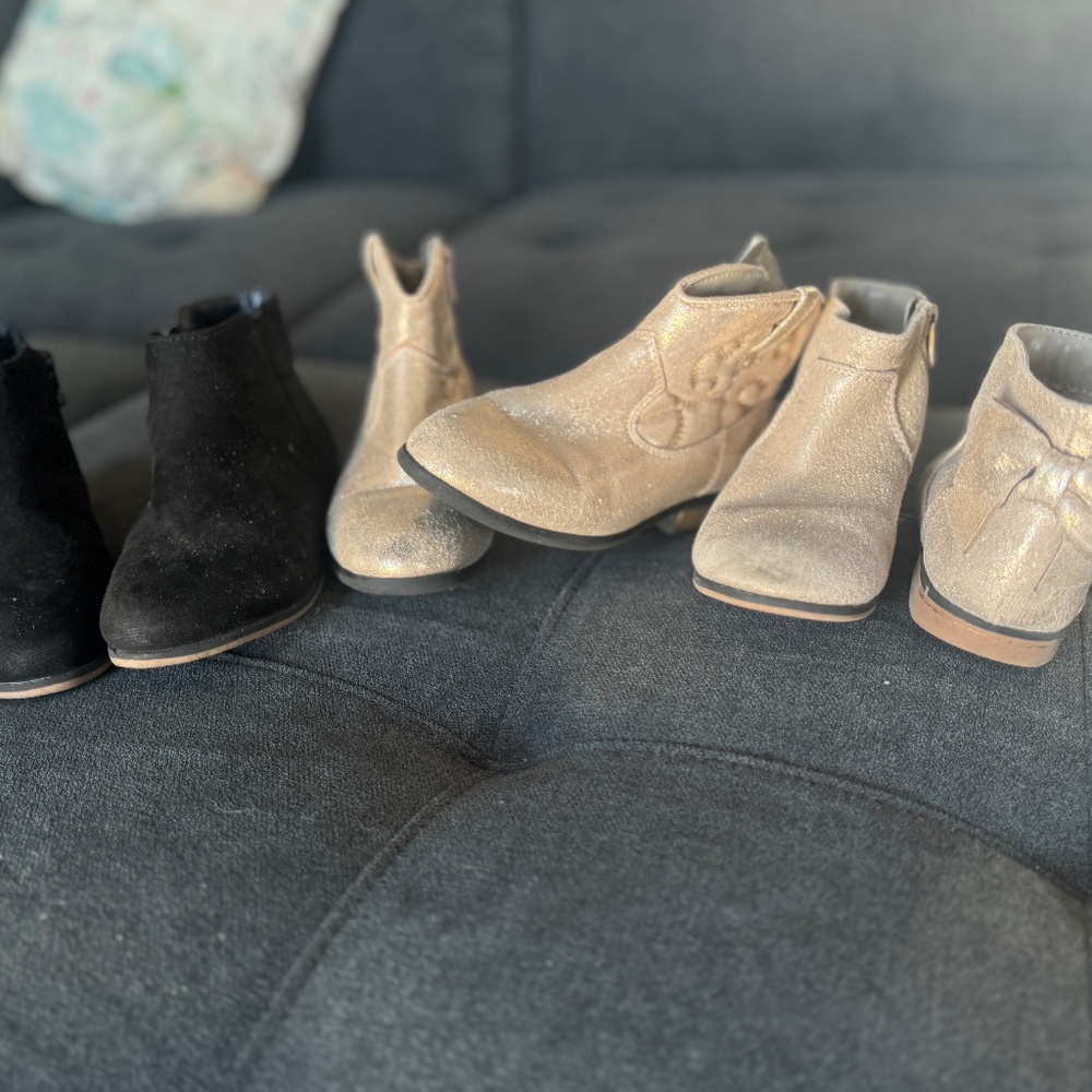 Cat & Jack Girls Boots Lot
